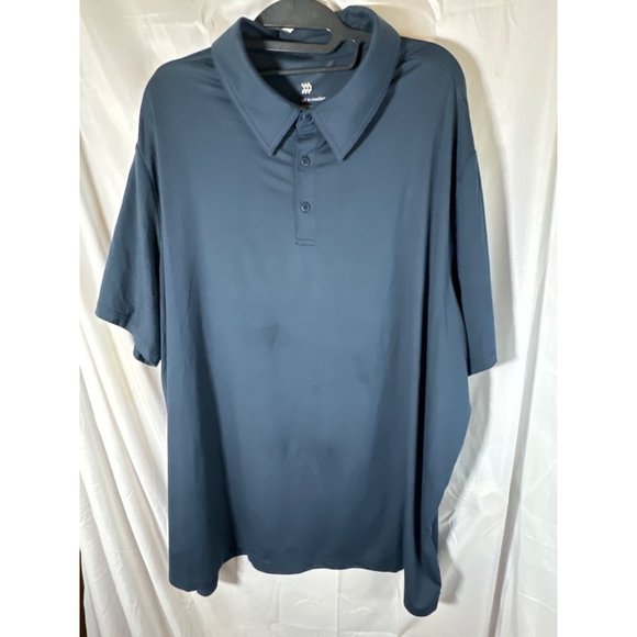 All in Motion Men's Jersey Polo Shirt, Blue, Size XXL, NWT - Picture 2 of 6